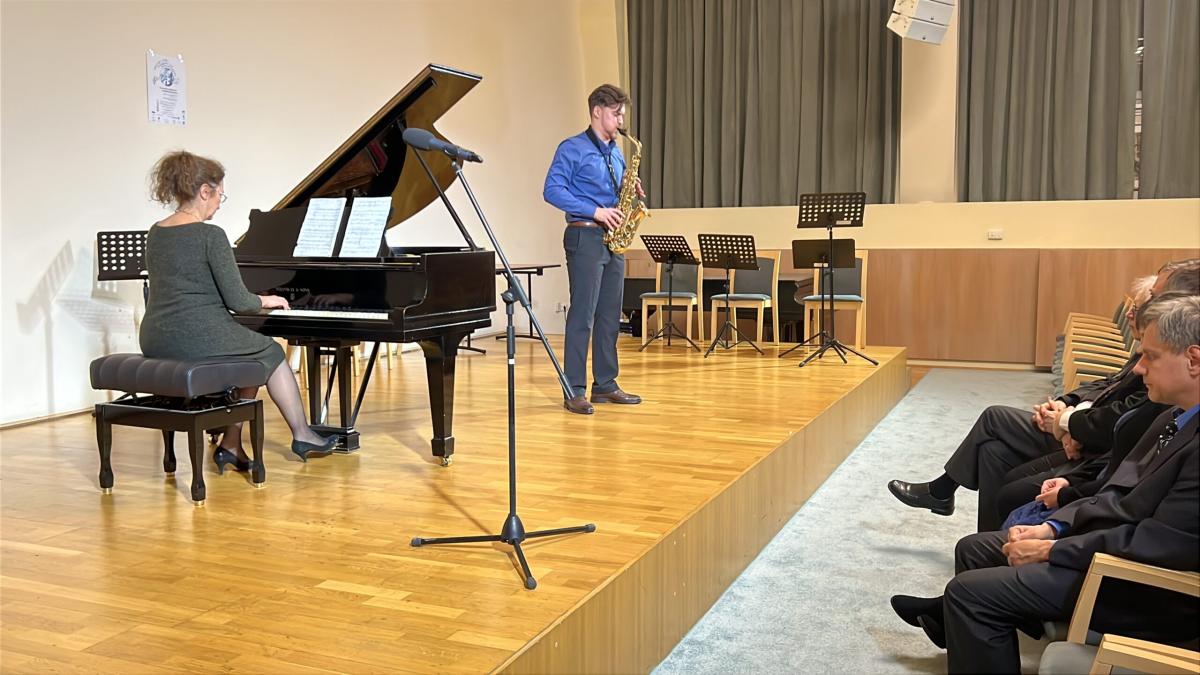 Paku András a szaxofonverseny I. helyezettje