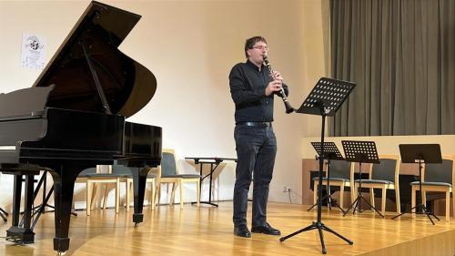 Bernácz Ábel István klarinét különdíjas, a kötelező Gallai mű legjobb előadásáért