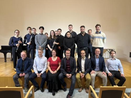 A Gallai Attila Országos Klarinét-és Szaxofonverseny díjazottjai, zsűrije és szervezői